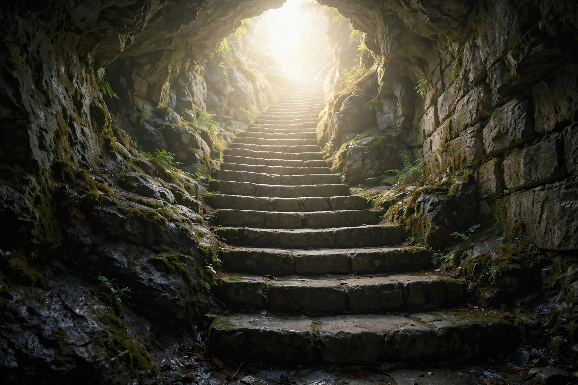 Illustration of a staircase of rising steps symbolising pay levels and career progression